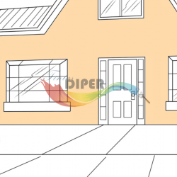 Tinta Diper Acrílica de Brilho  para exterior e interior 0252P (Laranja)