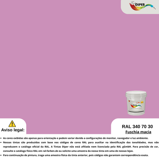 RAL 340 70 30(D)Fúcsia suave