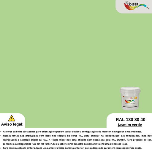 RAL 130 80 40(D)Jasmim verde